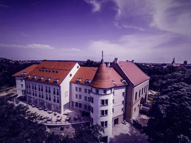 Vežička a terasa zámku